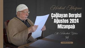 Çağlayan Ağustos 2024 Mizanpajı