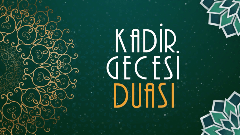Kadir Gecesi Duası