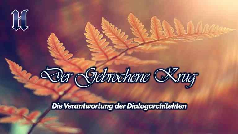 Die Verantwortung der Dialogarchitekten